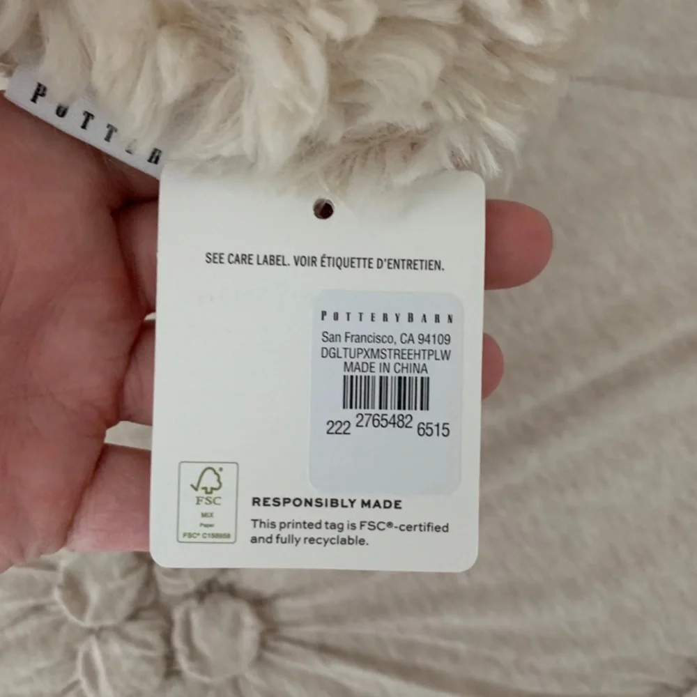 Pottery Barn Dog Pillow